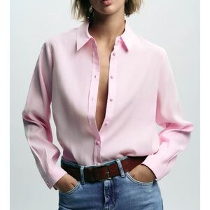 Zara Pink Button Down